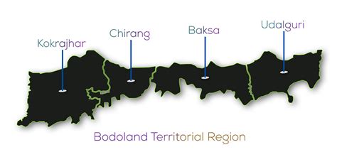 Districts Of Bodoland Territorial Region R Bodoland