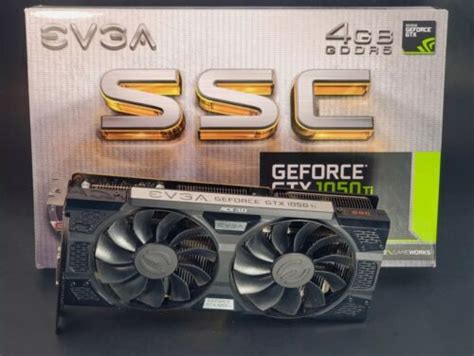 Evga Geforce Gtx 1050 Ti Ssc04g P4 6255 Kr Gaming 4gb Gddr5 Graphics Card W Box 843368044398 Ebay