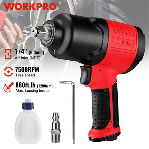 Workpro Air Impact Wrench N M High Torque Wrench Professional