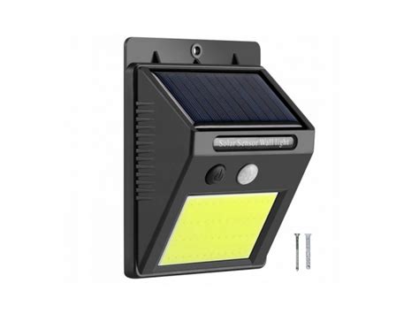 Lampa Solarna Led Cob Czujnik Ruchu Zmierzchu