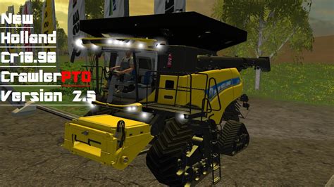 NEW HOLLAND CR10 90 CRAWLERPTO COMBINE V2 5 GamesMods Net FS17 CNC