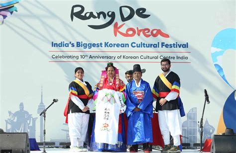 India S Biggest Korean Festival Rang De Korea Begins With Korean