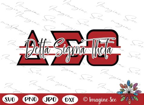 Dst Svg Delta Sigma Theta Sorority Svg Dst Sorority Svg Large Greek