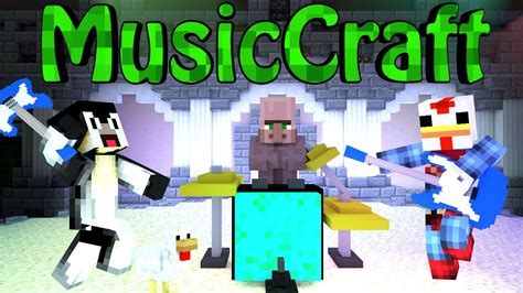 Minecraft Music Mod Showcase Musiccraft Instruments Rock Band