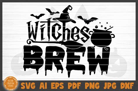 Witches Brew Halloween SVG Cut File By VectorCreationStudio TheHungryJPEG