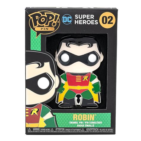 Funko Pop Pin Dc Super Heroes Robin 02 Toy Fiends Collectibles