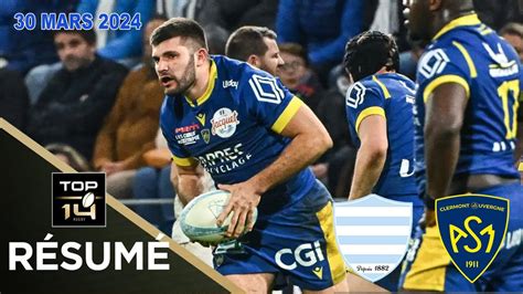 TOP 14 J20 Résumé 1ère moitié Racing 92 vs ASM Clermont Saison