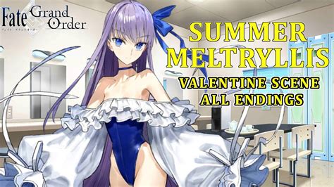 Fate Grand Order Summer Meltryllis Valentine Scene FULL Story