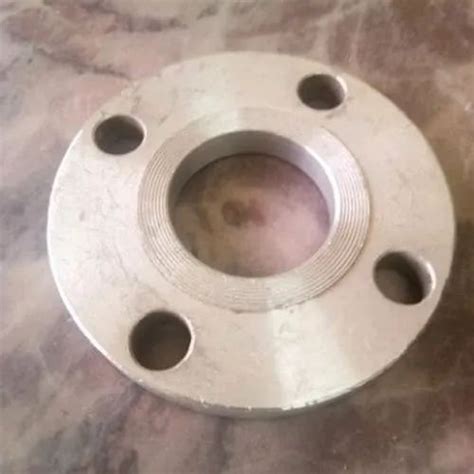 Round Astm A182 Stainless Steel Plate Flange For Industrial Size 10 20 Inch At Rs 510piece