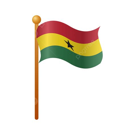 Gambar Bendera Ghana Ghana Bendera Hari Ghana Png Dan Vektor Dengan