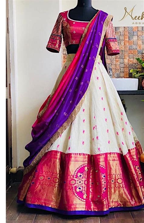 5 Reasons Why Half Saree Or Langa Voni Is The Best Outfit To Wear At Any Occasion Artofit