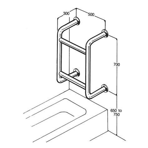 Rails for disabled bathroom