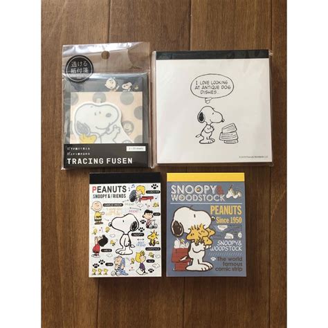 スヌーピー メモ スクエアメモ メモパッド メモ帳 Peanuts ピーナッツの通販 By Miüs Shop｜ラクマ