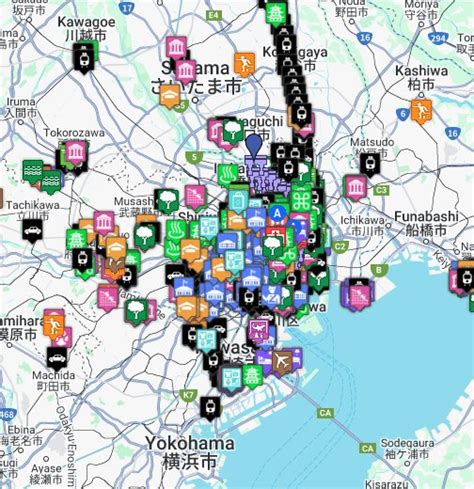 Tokyo Map Japan - Google My Maps