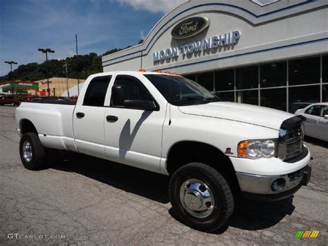 2005 Bright White Dodge Ram 3500 Slt Quad Cab 4x4 Dually 51188985