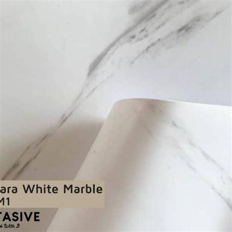 Jual Kertasive Deco Pvc Sheet Stiker Pelapis Carrara White Marble