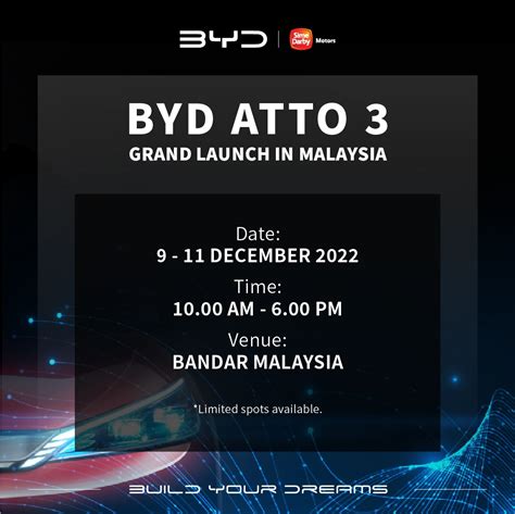 BYD to launch electric car in Malaysia on December 9! - Leh Leo Radio News