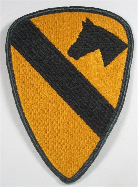 Us Army First 1st Calvary Division Full Color Patch Insignia Fort Hood