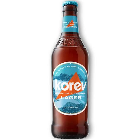 Cornish Lager Buy A Pack Of 12 Korev Bottles From St Austell Brewery