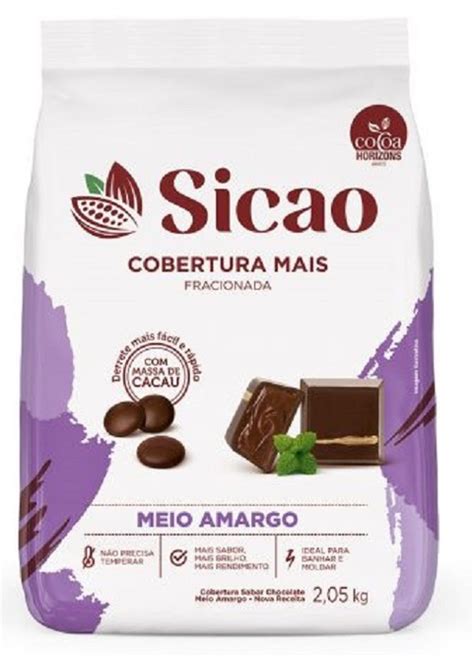 Comprar Chocolate Fracionado Meio Amargo Gotas Mais Kg Sicao