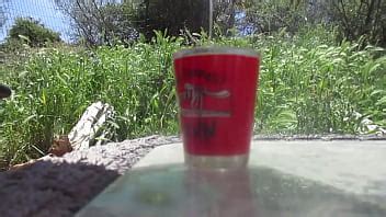 Pouring A Water Glass Of Pre Cum And Mixed Together And Filling A Shotglass XVIDEOS