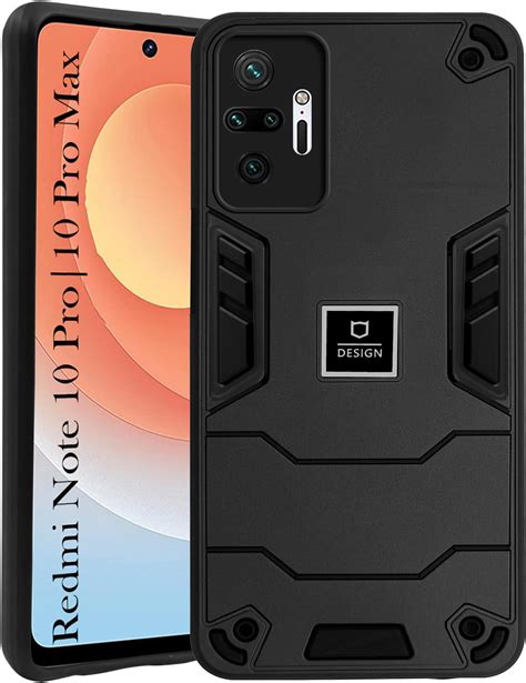 Jkobi Back Cover Case For Xiaomi Mi Redmi Note 10 Pro 10 Pro Max Lightweight Hybrid