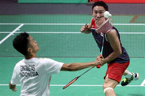 Ginting Racket, Anthony Sinisuka Ginting Indonesia Action Against Chou Editorial Stock Photo ...