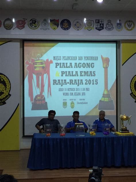 Majlis Pelancaran Dan Pengundian PIALA AGONG PIALA EMAS RAJA RAJA