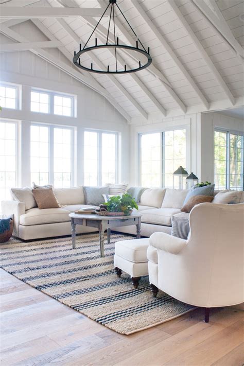 Lake House Living Room Decor - The Lilypad Cottage