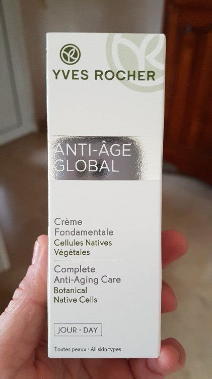 Yves Rocher Anti age global Crème fondamentale de jour INCI Beauty