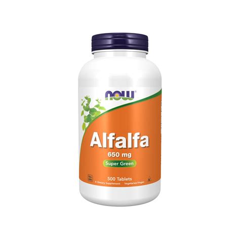 Now Foods Alfalfa Mg Tabletten Bei Metasport