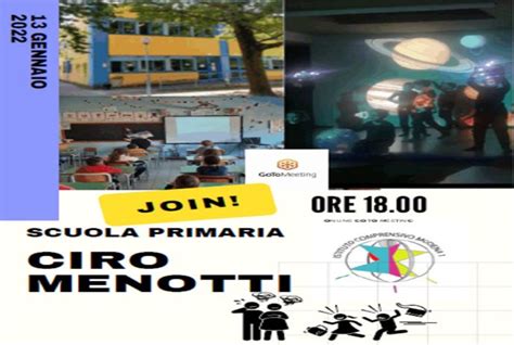 Open Day Iscrizioni A S Scuola Primaria Ciro Menotti