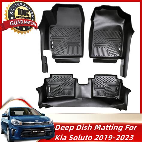 Deep Dish Matting D Fully Extended For Kia Soluto