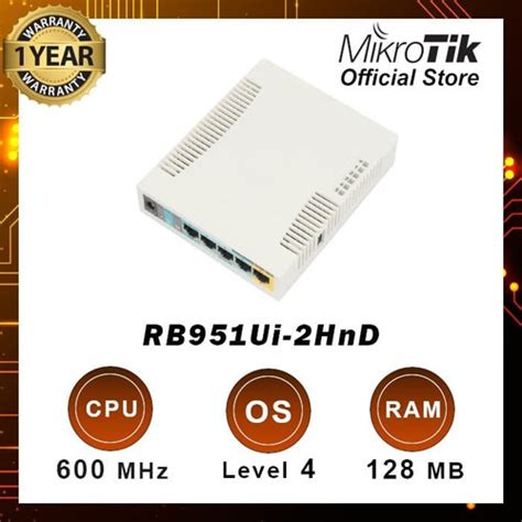 Promo Mikrotik Rb Ui Hnd Ghz Ap With Five Ethernet Ports And Poe