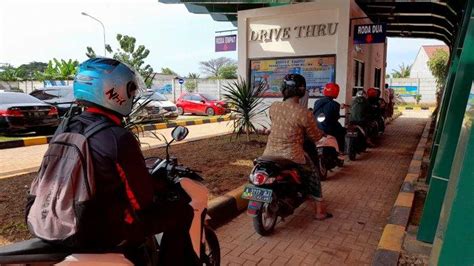 Samsat Cikande Banten Layani Drive Thru Bayar Pajak Tanpa Turun