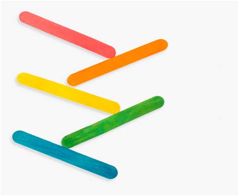 Popsicle Stick Crafts Png - Colored Popsicle Sticks Transparent, Png ...