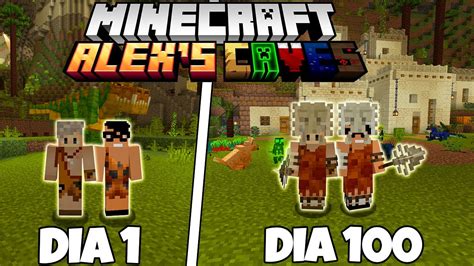 Sobrevivi Dias No Alex Caves Do Minecraft Em Duo Youtube