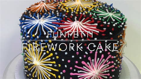 Funfetti Firework Cake Youtube