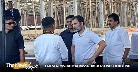 Rahul Gandhi Visits Strife Torn Manipur Listens To Peoples Problems