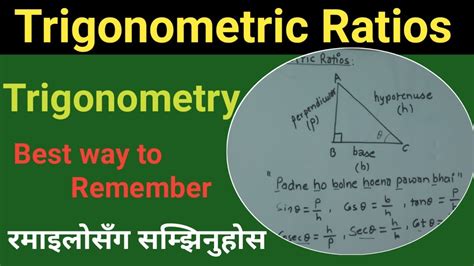 Trigonometric Ratios Pythagoras Theorem Opt Math Trigonometry