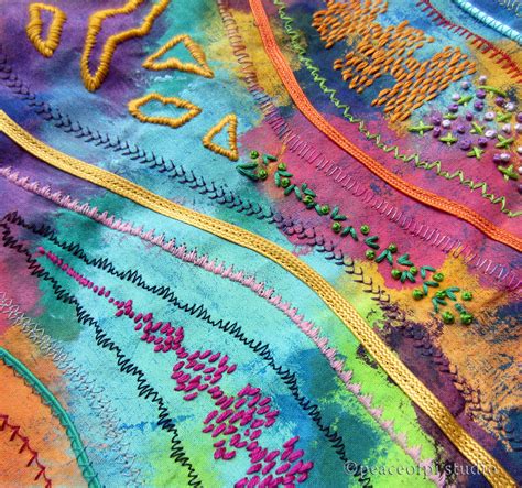 peaceofpi studio hand stitching  quilting
