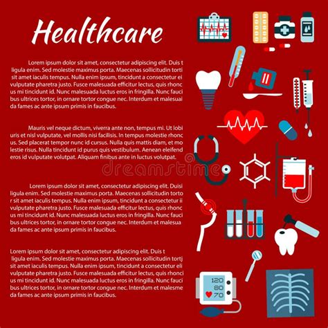 Medical Infographic Vector Healthcare Charts Stock Vector