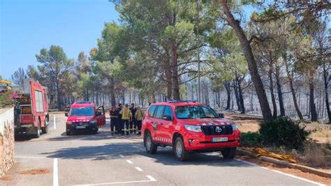 Un Incendio Forestal Corta La A Y El Paso De Trenes En Mont Roig