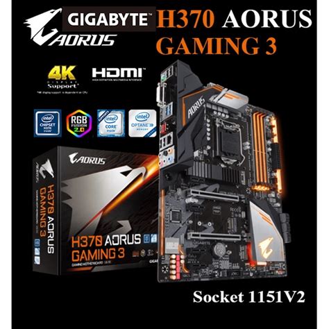 Mainboard Intel Gigabyte H370 Aorus Gaming 3 Socket 1151v2 มือสอง