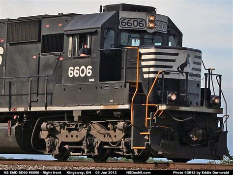 NS Locomotive Detail Photos - EMD SD60 #6606