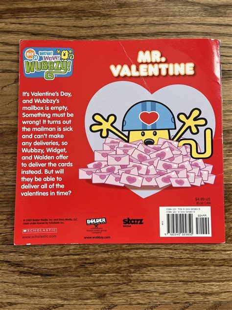 Wow Wow Wubbzy Ser Mr Valentine Ebay