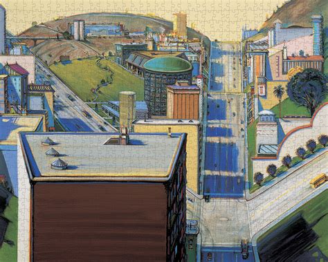 Wayne Thiebaud Valley Streets 1000 Piece Jigsaw Puzzle — Pomegranate