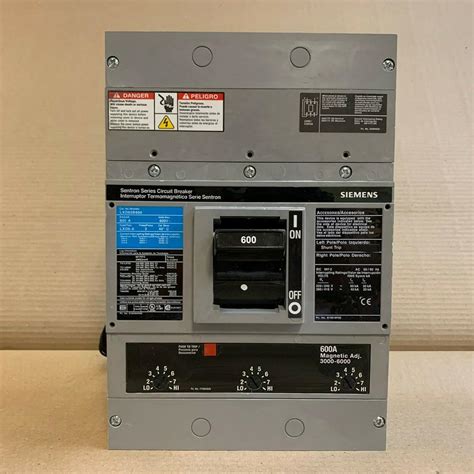 Siemens Ite Circuit Breaker 600 600V 3 Pole LXD63B600 S01JLD6