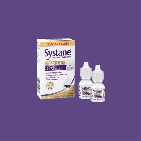 Systane Complete Lubricant Eye Drops For Dry Eye Symptoms Twin Pack