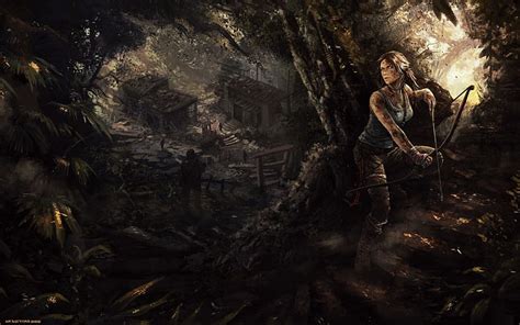 Karya Seni Fan Art Lara Croft Tomb Raider Karakter Game Video